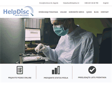 Tablet Screenshot of helpdisc.hr